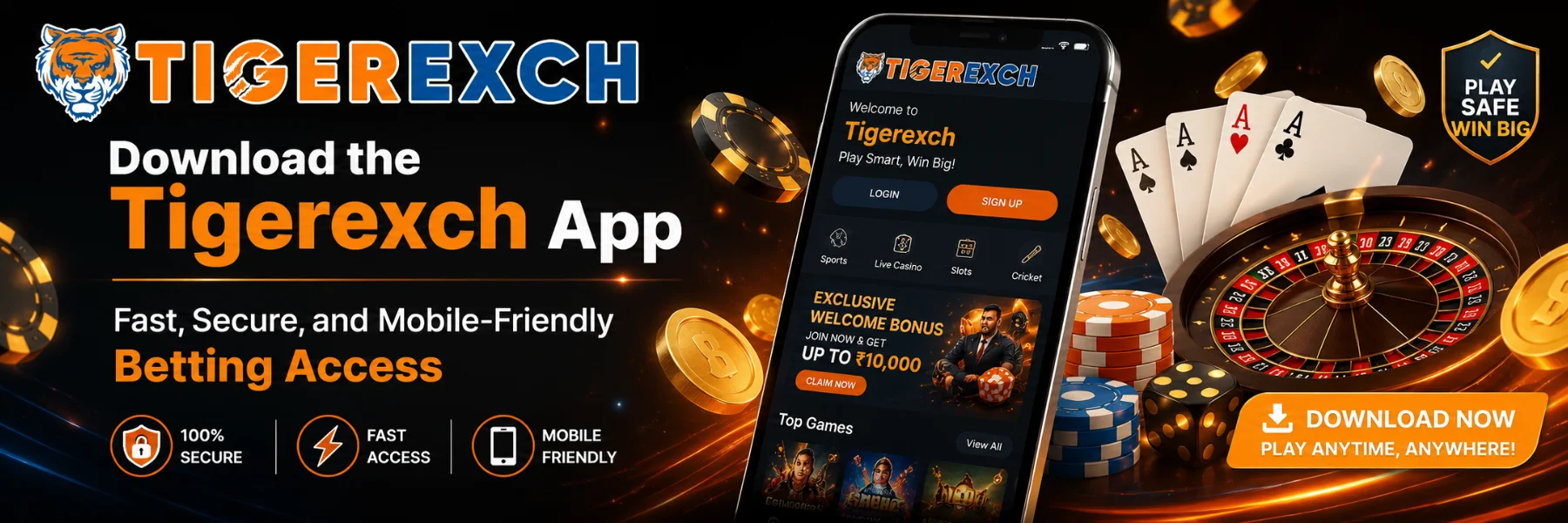 Tigerexch App Banner